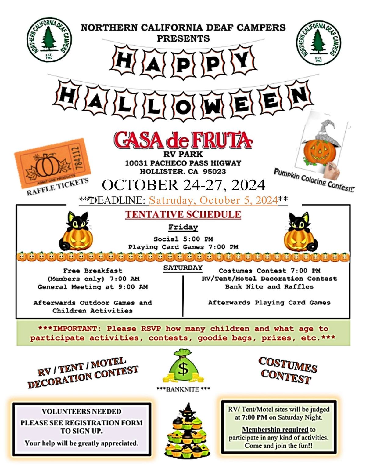 Casa de Fruta Deaf Camping Event