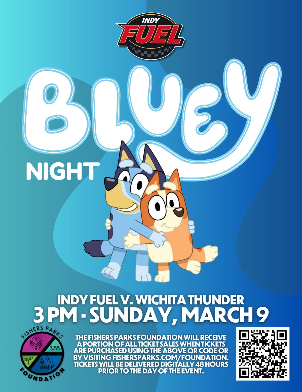 Bluey Night at Indy Fuel!