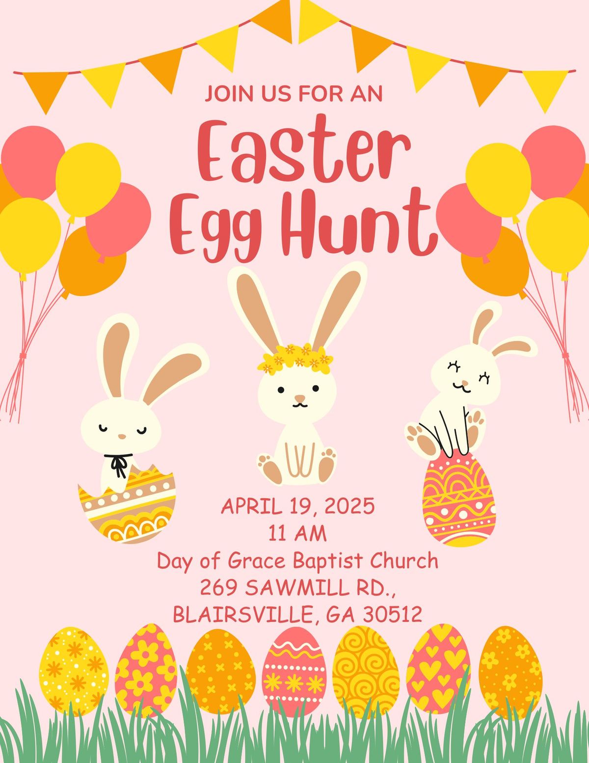 Day of Grace Easter Egg Hunt!