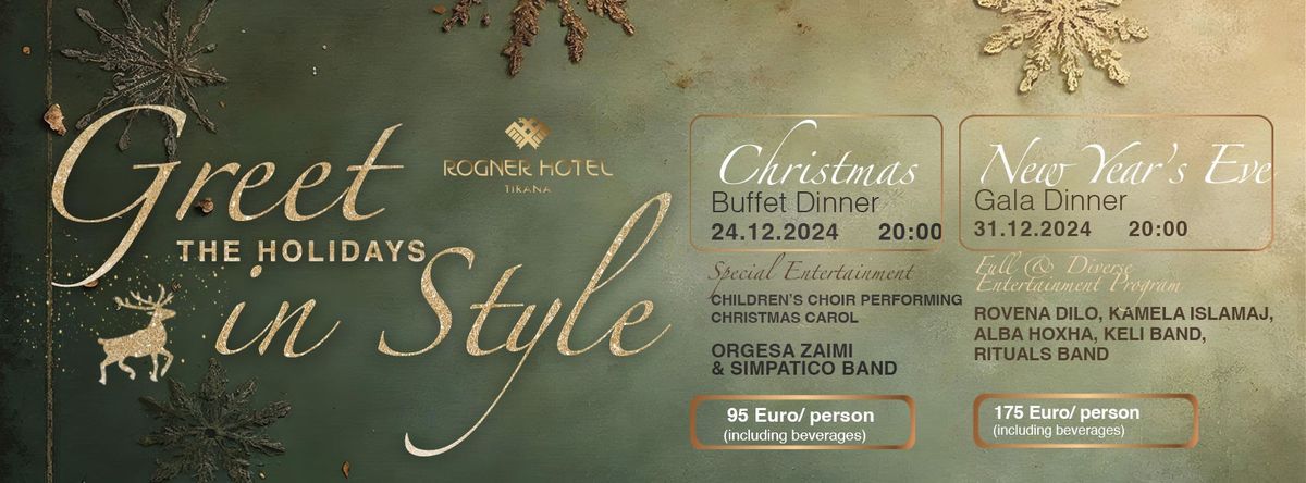 Christmas & New Year's Eve Gala Dinner