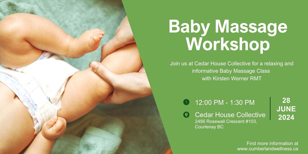Baby Massage Workshop at Cedar House Birth Collective