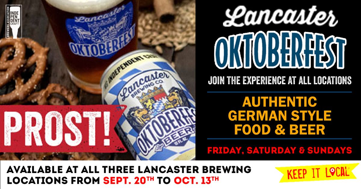 Oktoberfest Weekends at Lancaster Brewing Co.