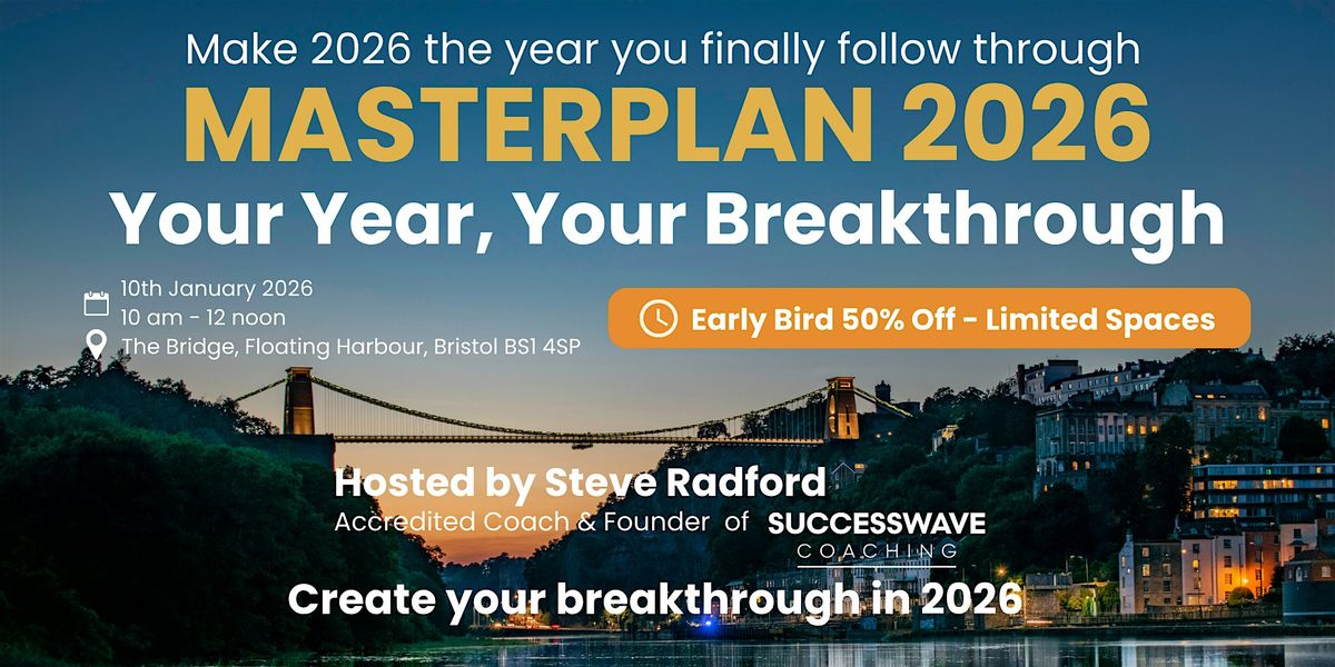 Masterplan 2026: Your Year, Your Breakthrough