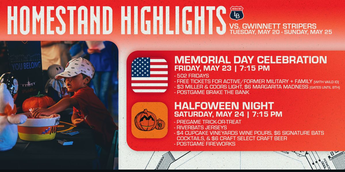 Gwinnett Stripers at Louisville Bats