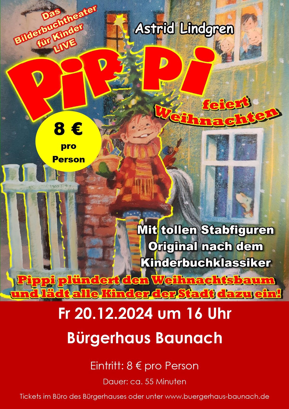 Weihnachtstheater - Pippi feiert Weihnachten