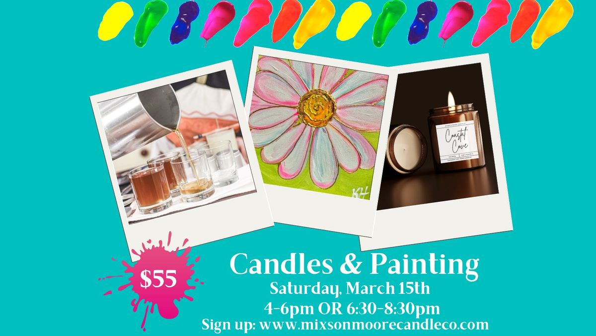 Candle Making & Painting at Eyecatchers