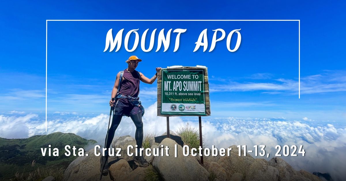 Travel With Yel to Mt. Apo via Sta. Cruz Circuit (Wave 3)