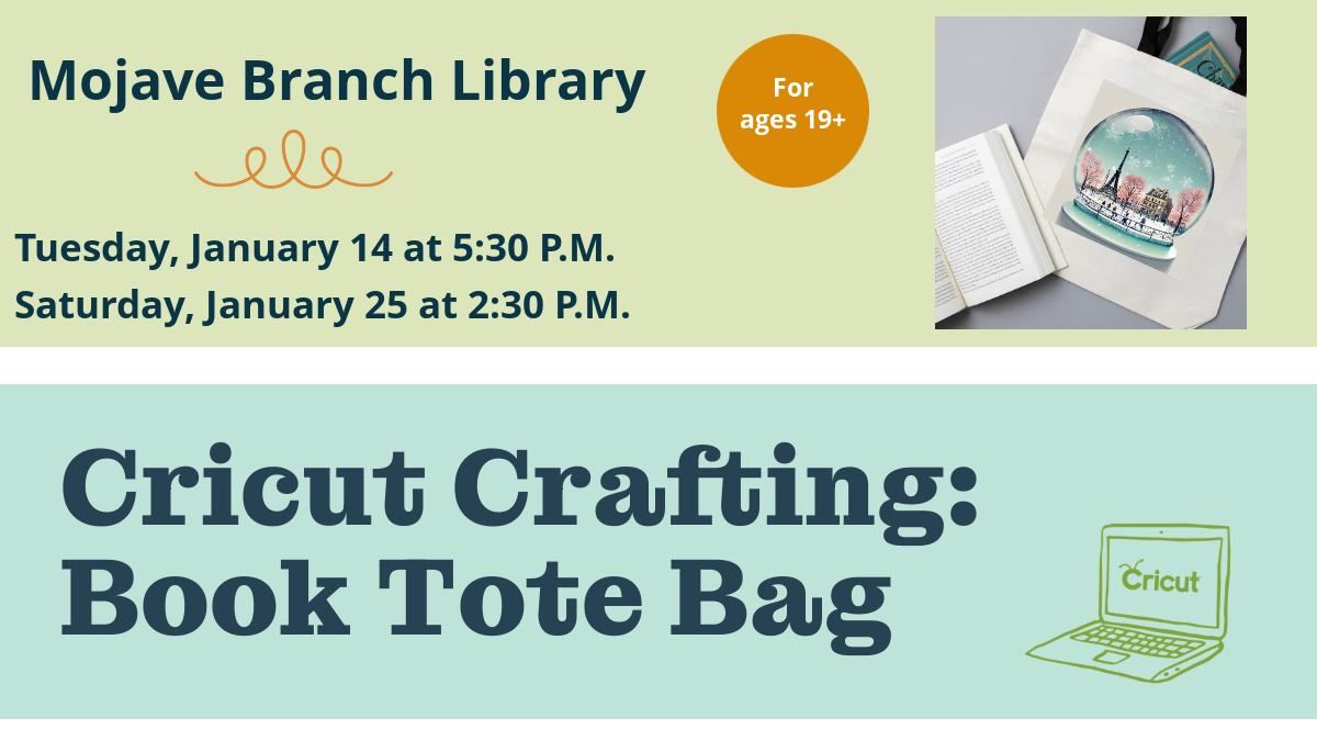 Cricut Crafting: Book Tote Bag