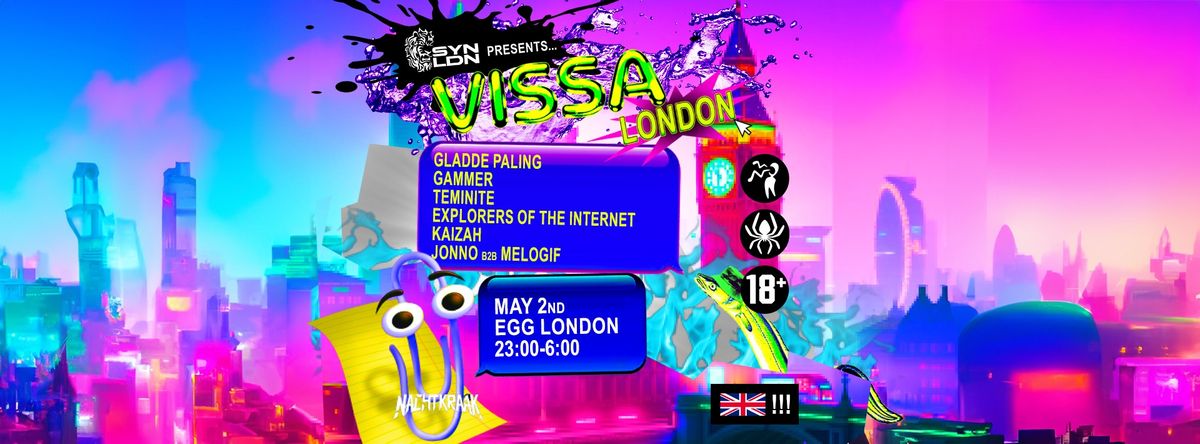 Vissa London: Gladde Paling, Gammer, Teminite + EOI