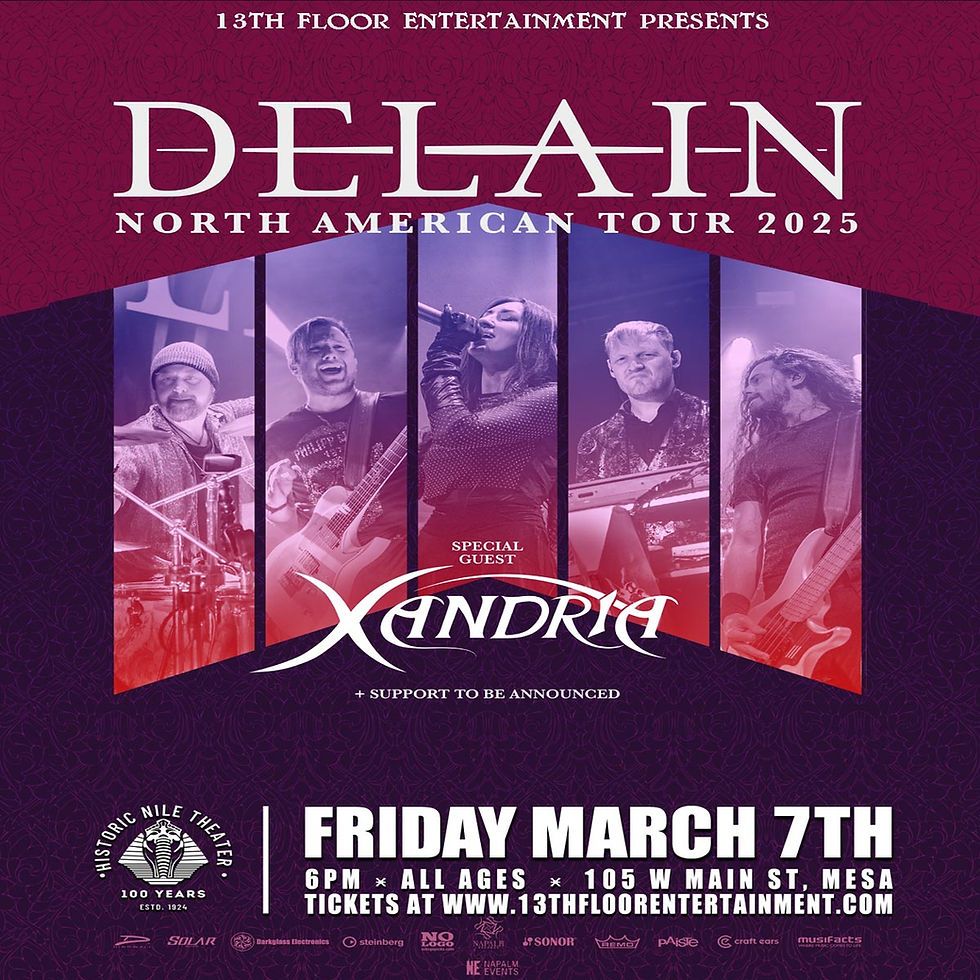 Delain at Nile Theater