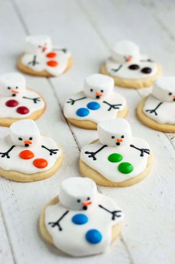 Make Melted Snowman Cookies and Storytime