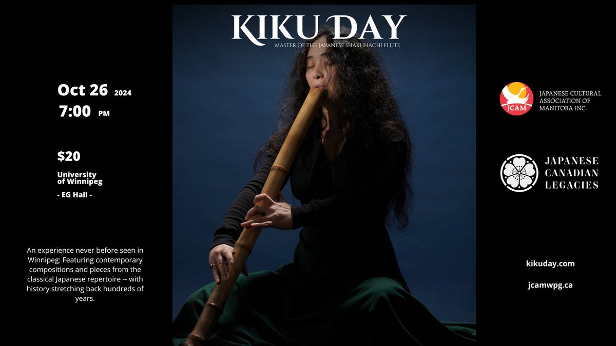 Kiku Day - Master of the Japanese Shakuhachi Flute - live in concert