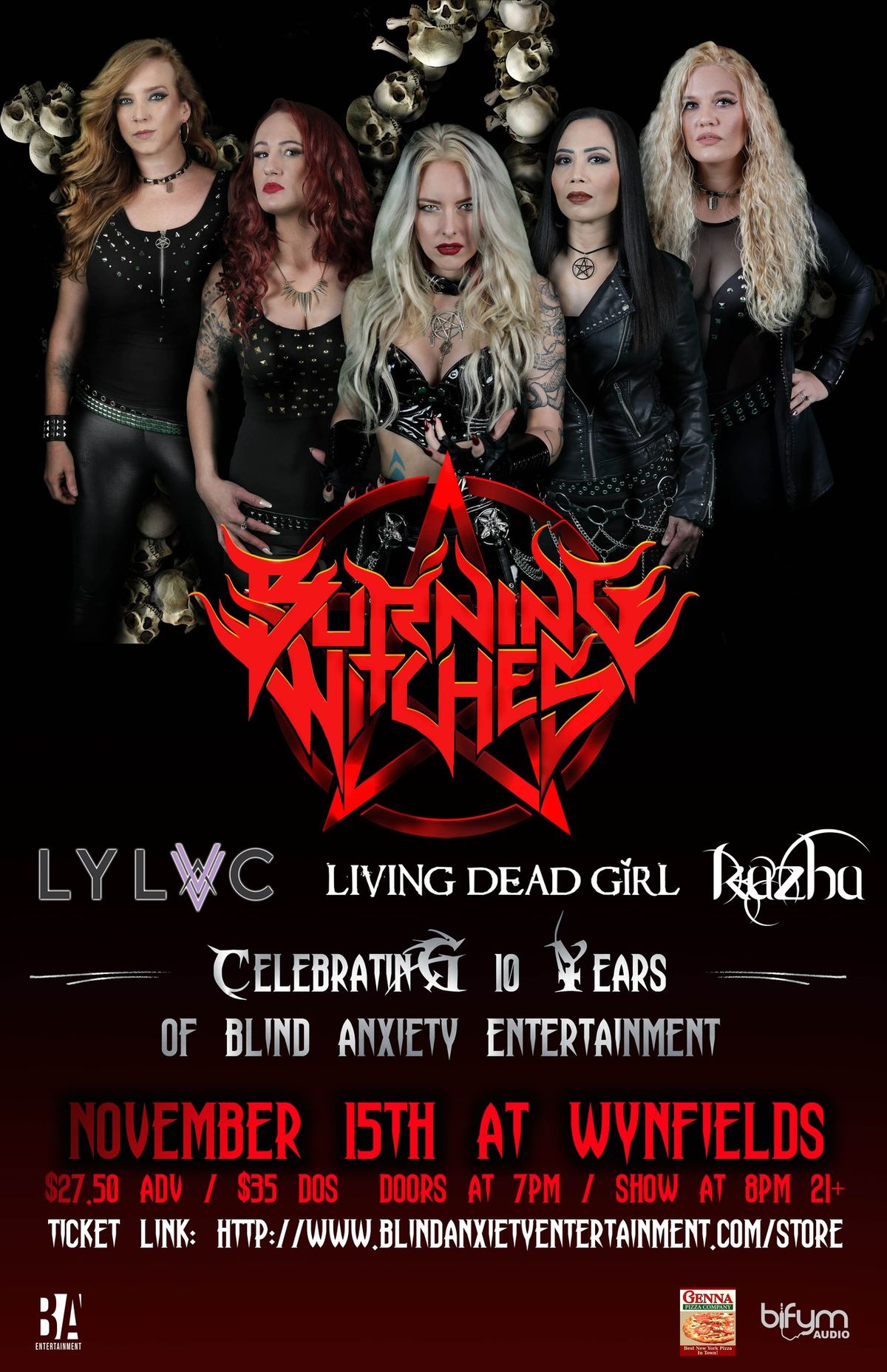 11\/15 - Burning Witches - LYLVC - Living Dead Girl - Kazha