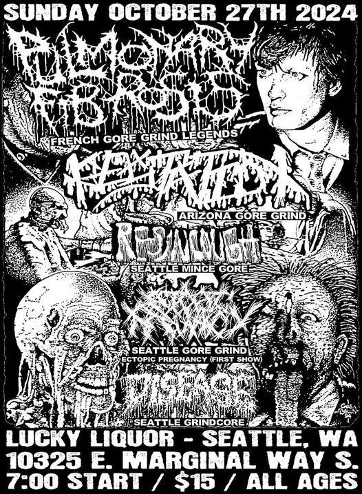 Pulmonary Fibrosis (French Goregrind!), Gestation (AZ), Resin Cough, Ectopic Pregnancy, Disease 