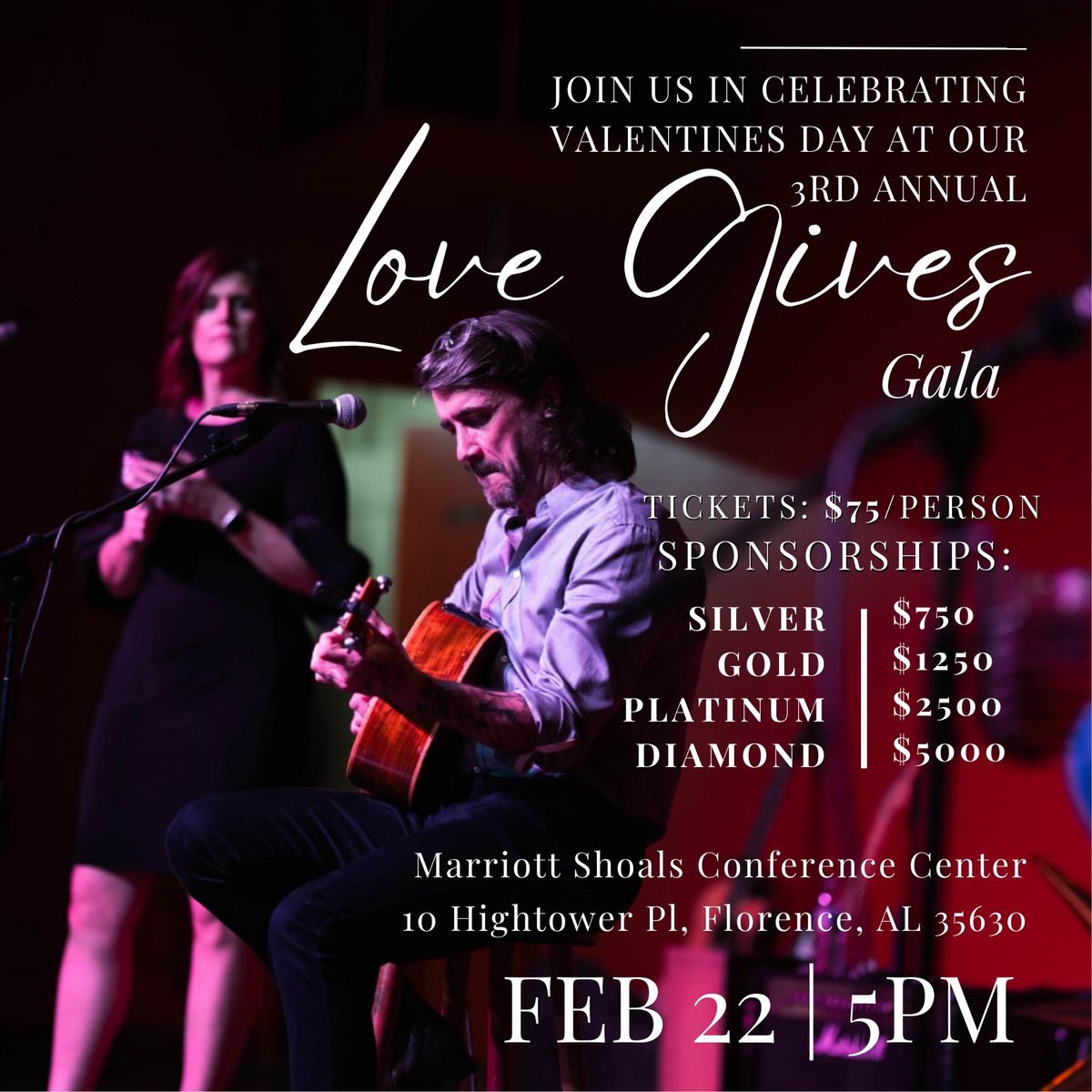 3rd Annual LOVE GIVES Valentines gala