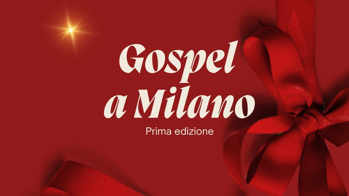 Gospel a Milano - 1\u00aa edizione