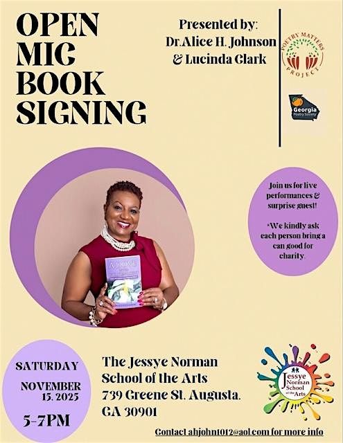 Open Mic Book Signing- Catch the Fall Vibe!