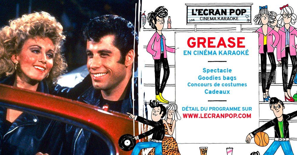 STRASBOURG-L'Ecran Pop. Cin\u00e9ma Karaok\u00e9. Grease