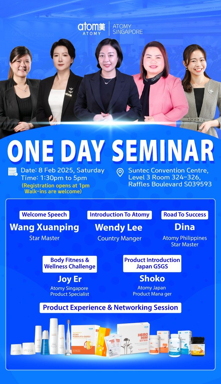 Atomy Singapore One Day Seminar 8 Feb 2025