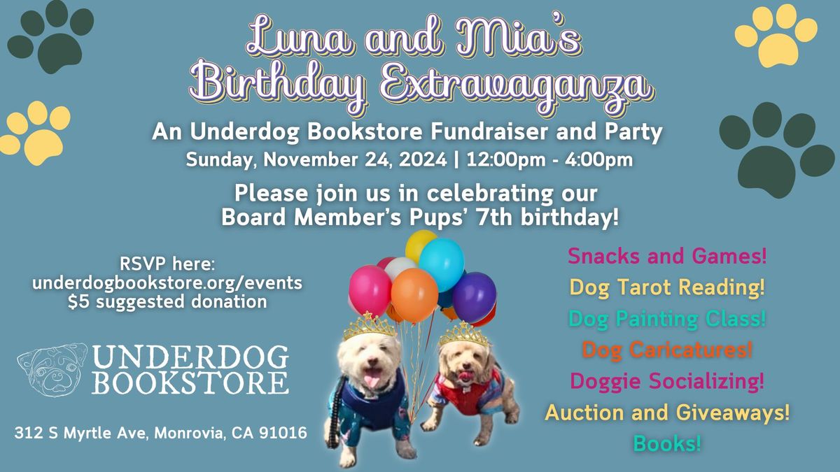 Underdog Pup Party and Fundraiser