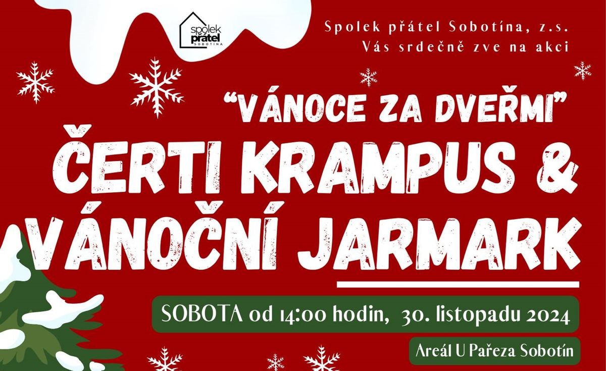 \u010cERTI KRAMPUS A V\u00c1NO\u010cN\u00cd JARMARK (V\u00c1NOCE ZA DVE\u0158MI)