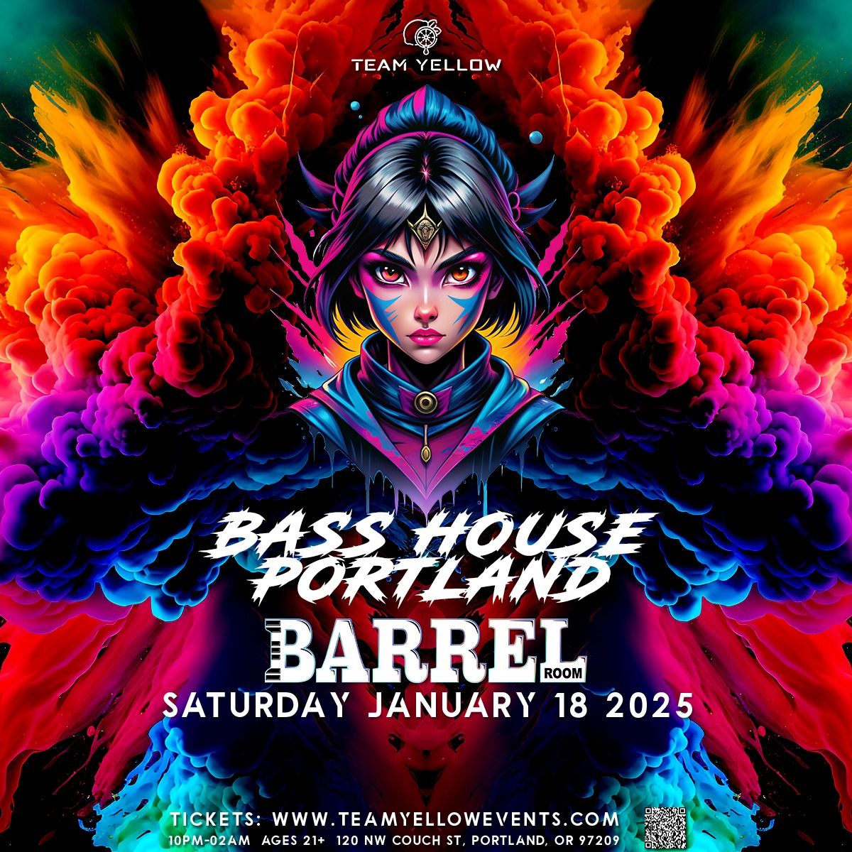 \ud83d\udd0a Team Yellow: Bass House Portland at Barrel Room [Former Whiskey Bar]