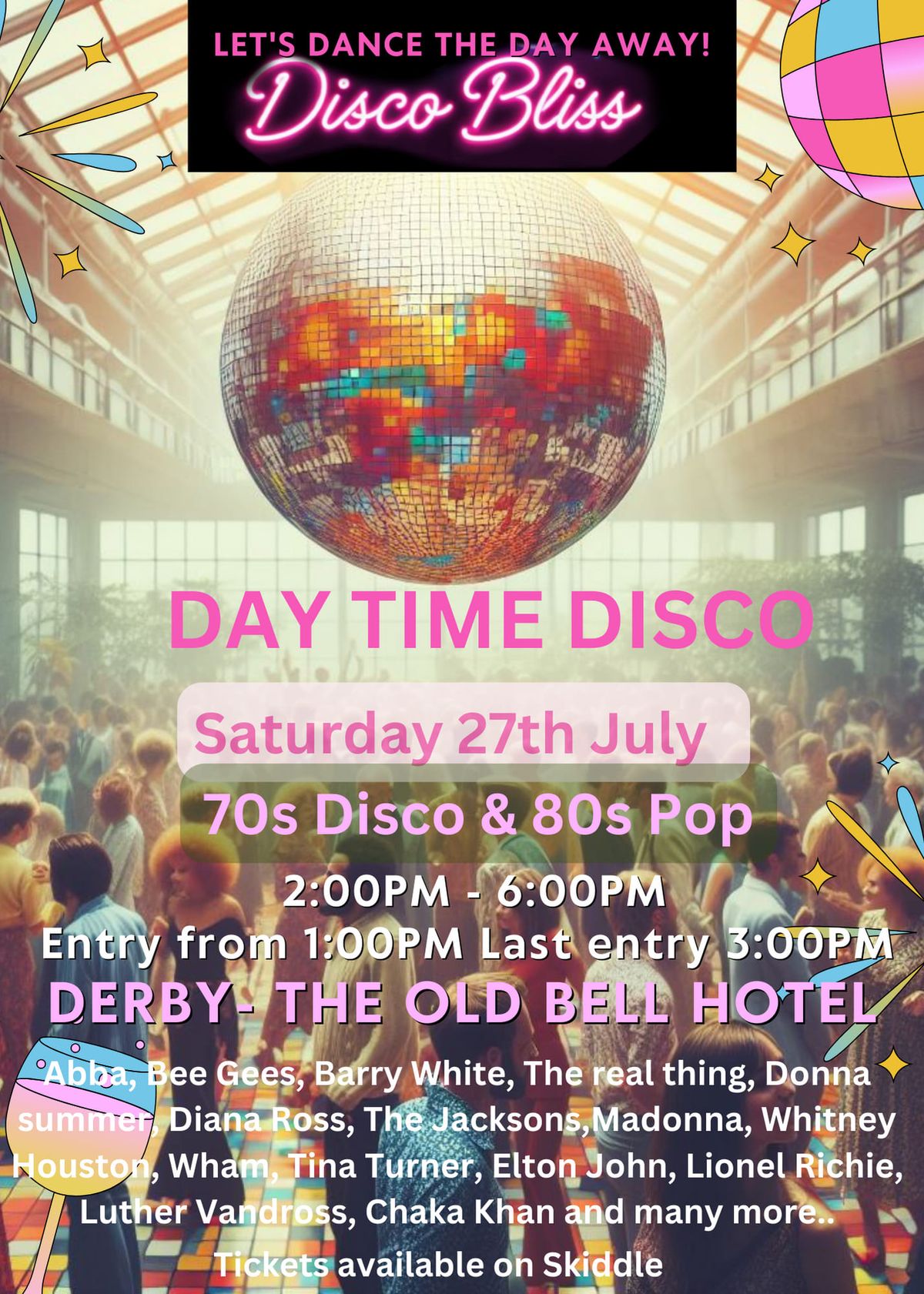 Disco Bliss - Day Party! 70s Disco 80s Pop 