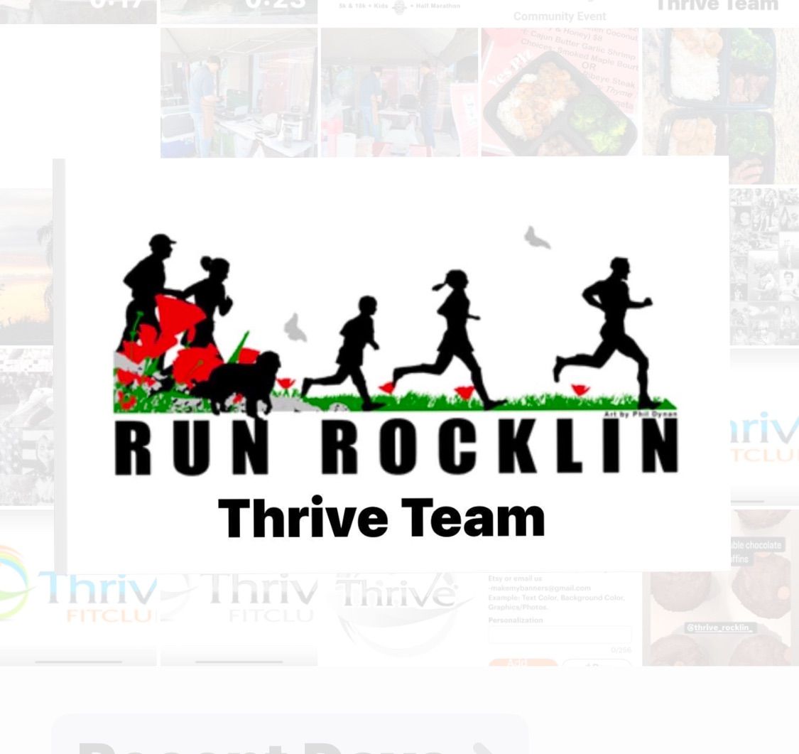 Run Rocklin- Thrive Team