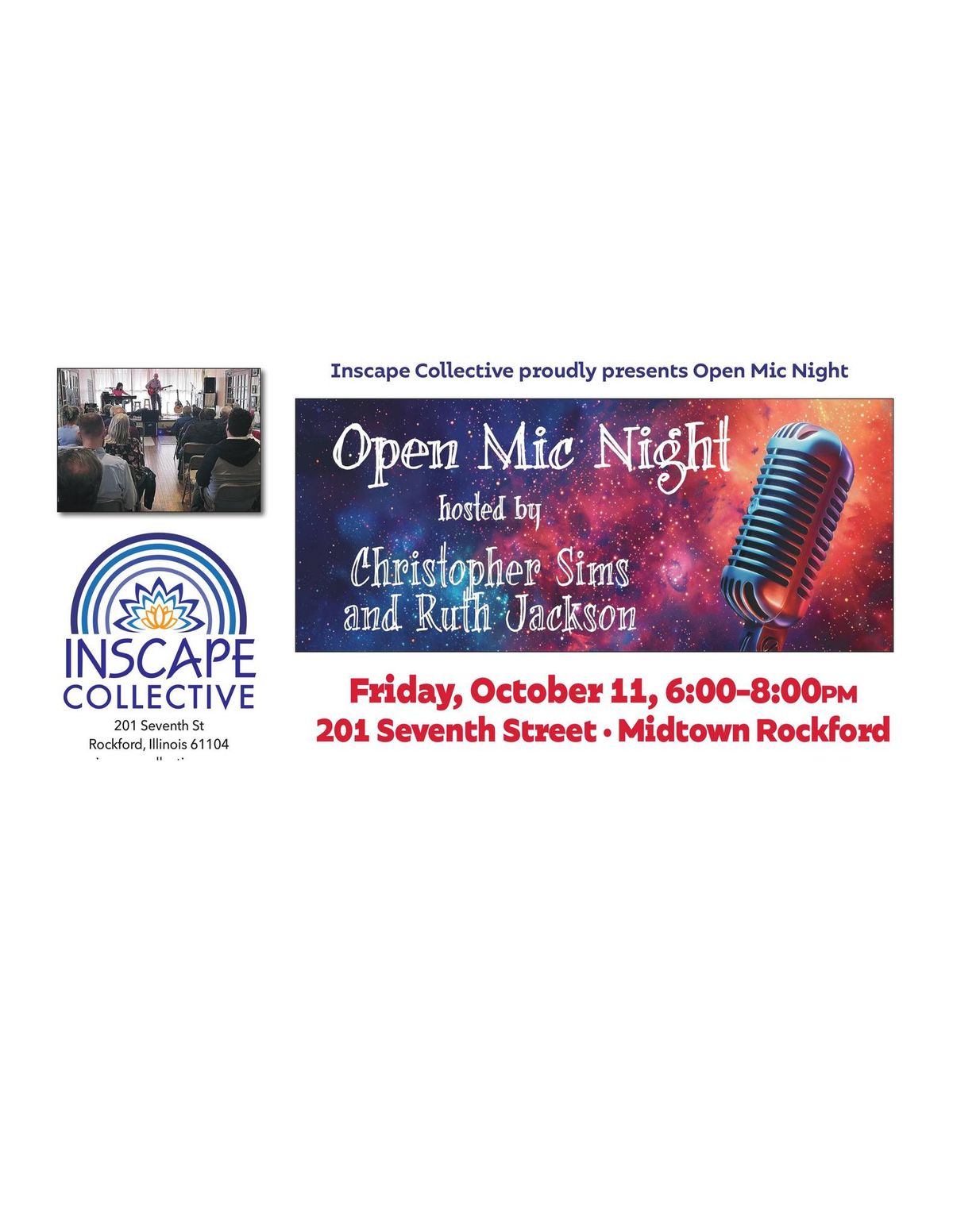 Open Mic Night At Inscape Collective