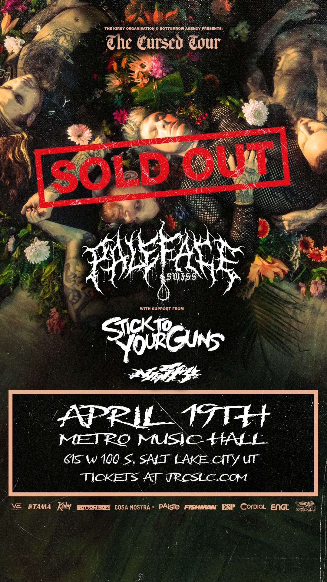 SOLD OUT : Paleface Swiss, Stick To Your Guns, Nasty at Metro Music Hall