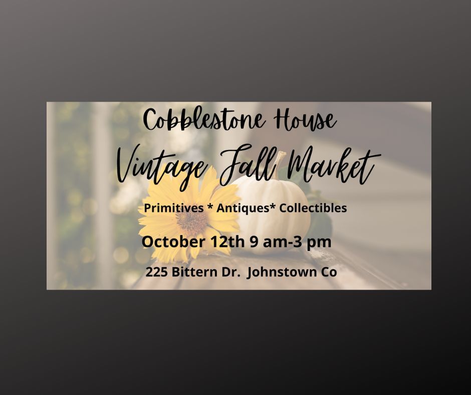 Cobblestone House Fall Market