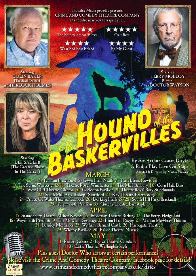 Hound Of The Baskervilles - starring Colin Baker (Dr Who), Terry Molloy (The Archers) & Dee Sadler