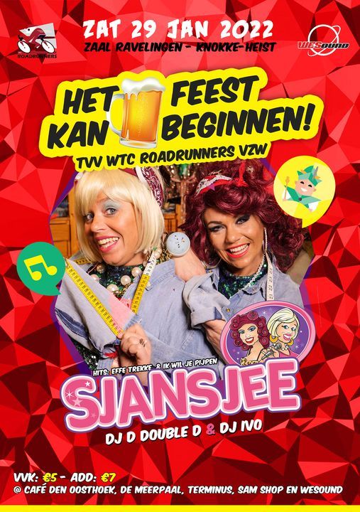 HET FEEST KAN BEGINNEN, Ravelingen, Koudekerkelaan 33, Brugge, 29 January to 30 January