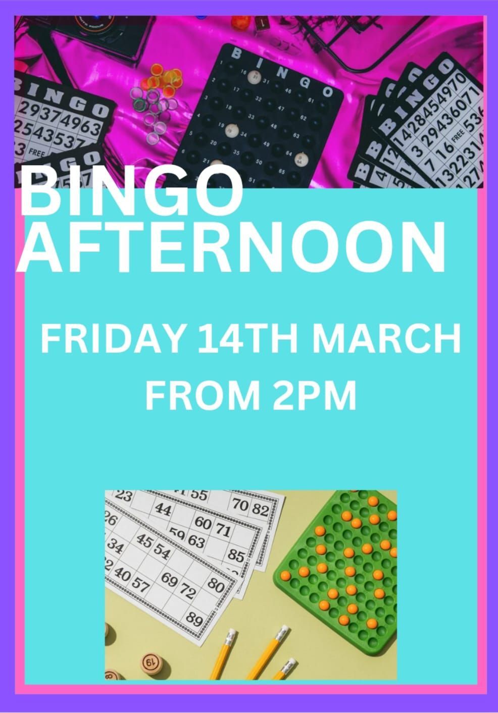 Bingo afternoon