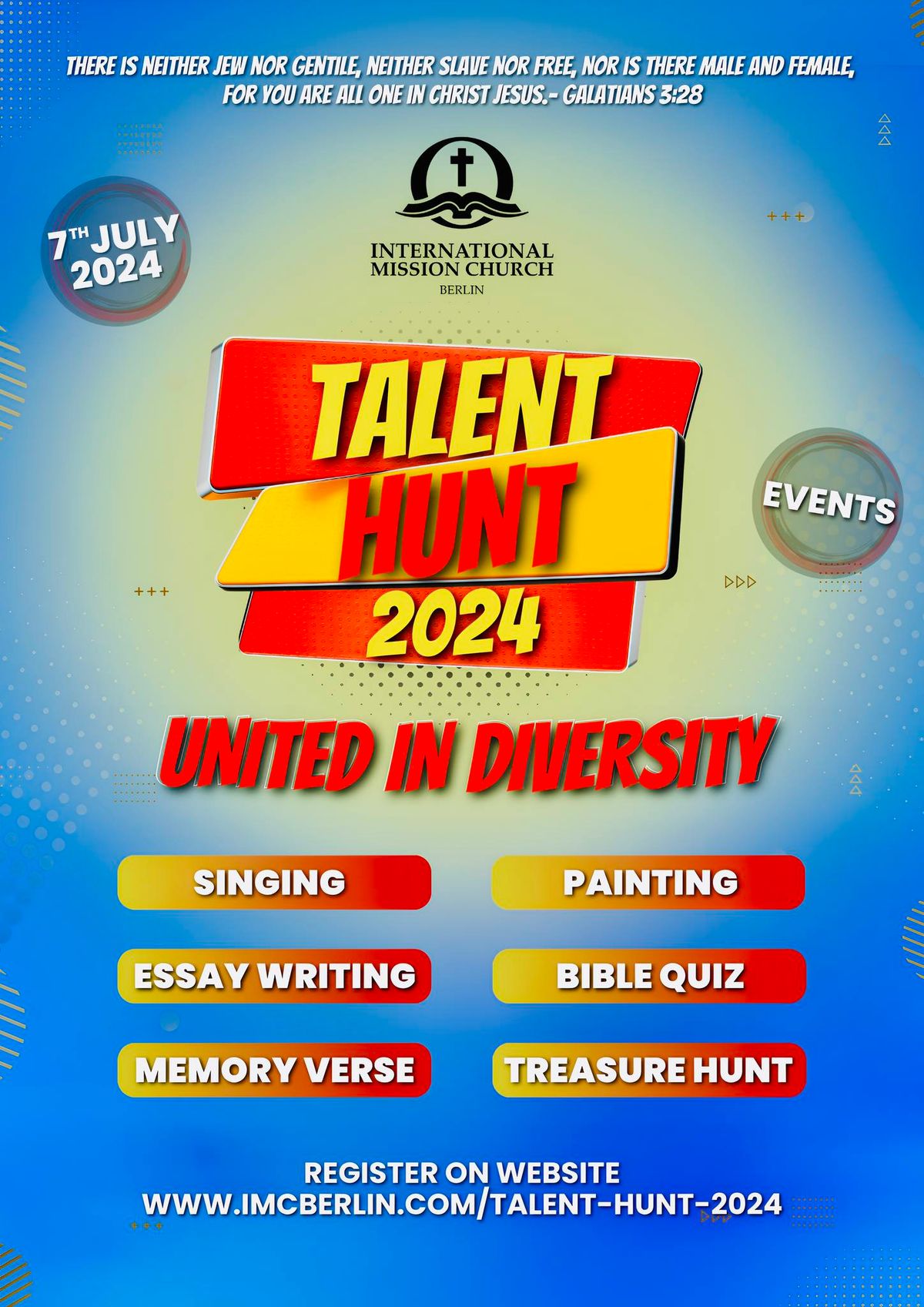 Talent Hunt 2024 - IMC Berlin