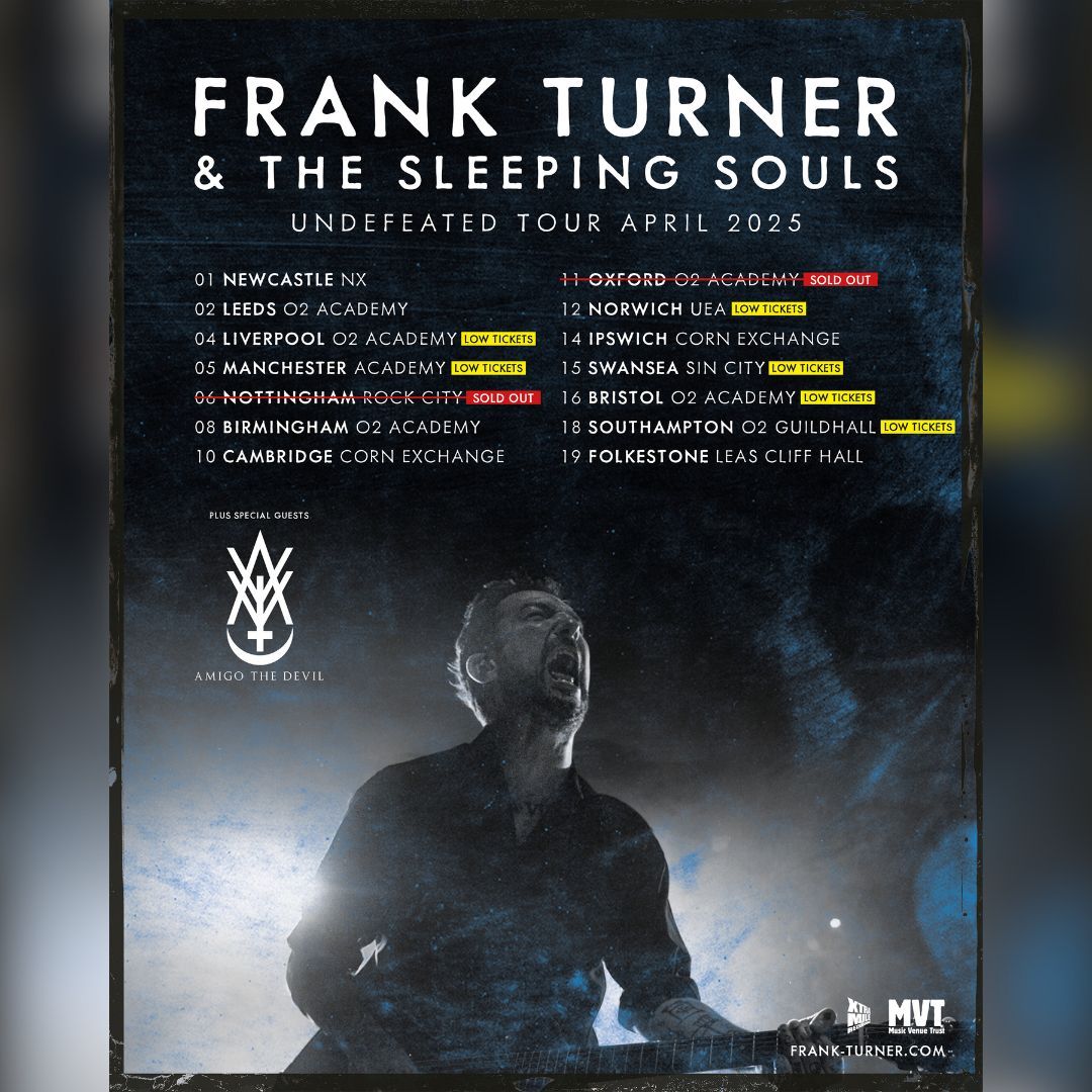 Frank Turner & The Sleeping Souls Norwich Tickets