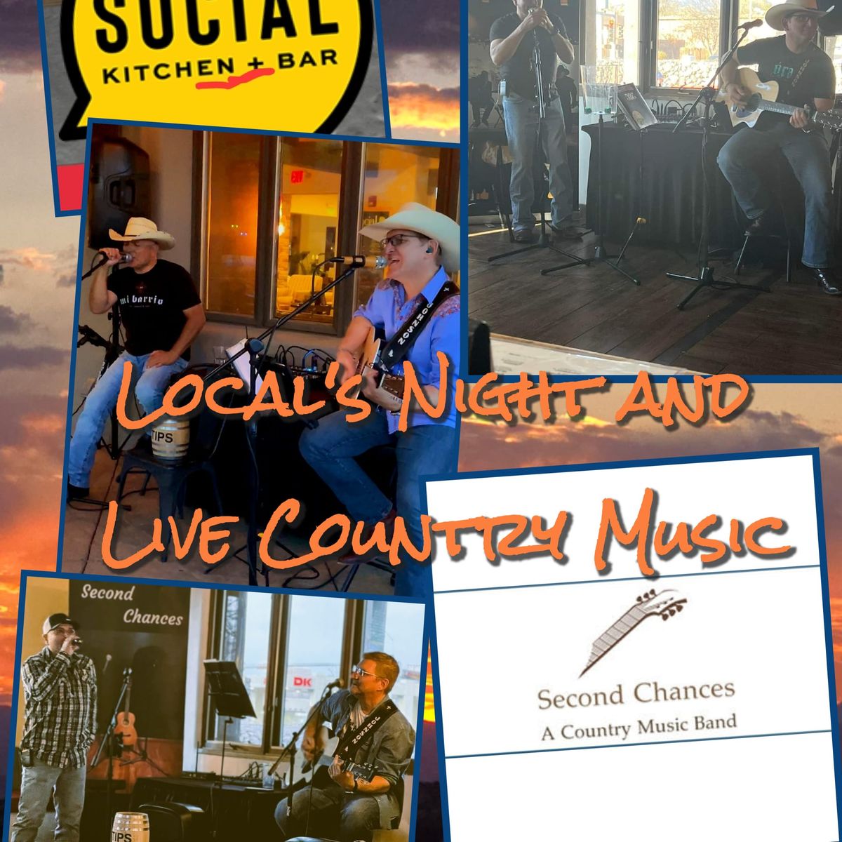 Locals Night and Live County Music at The Social Kitchen & Bar 