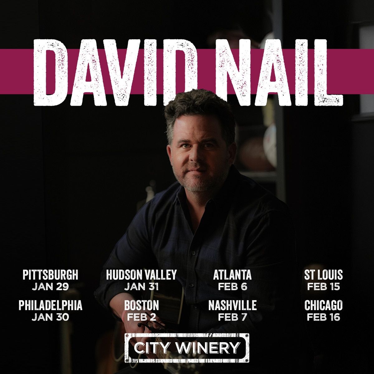 David Nail at City Winery - Nashville