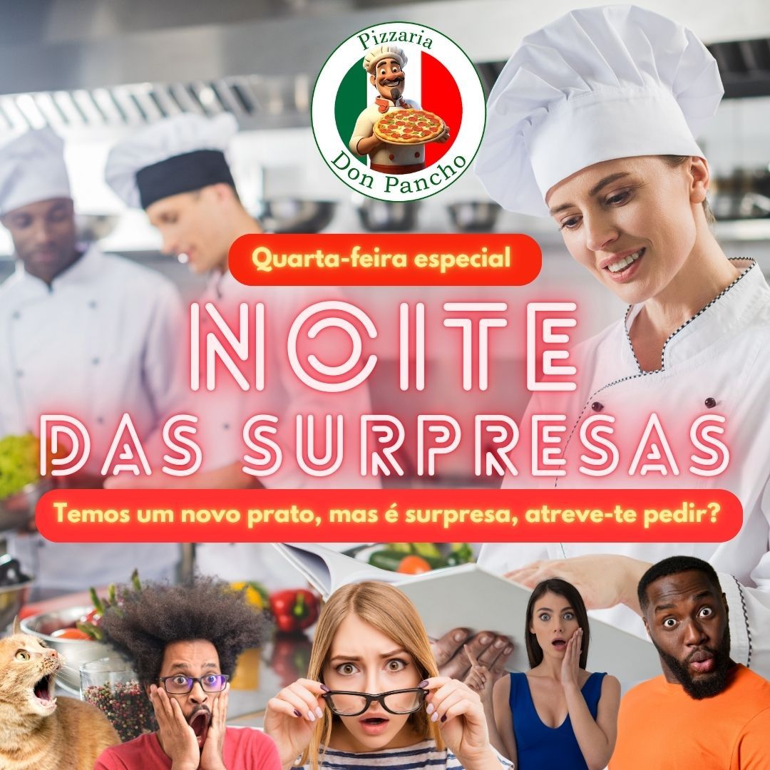 Quarta-feira Noite das Surpresas Don Pancho.