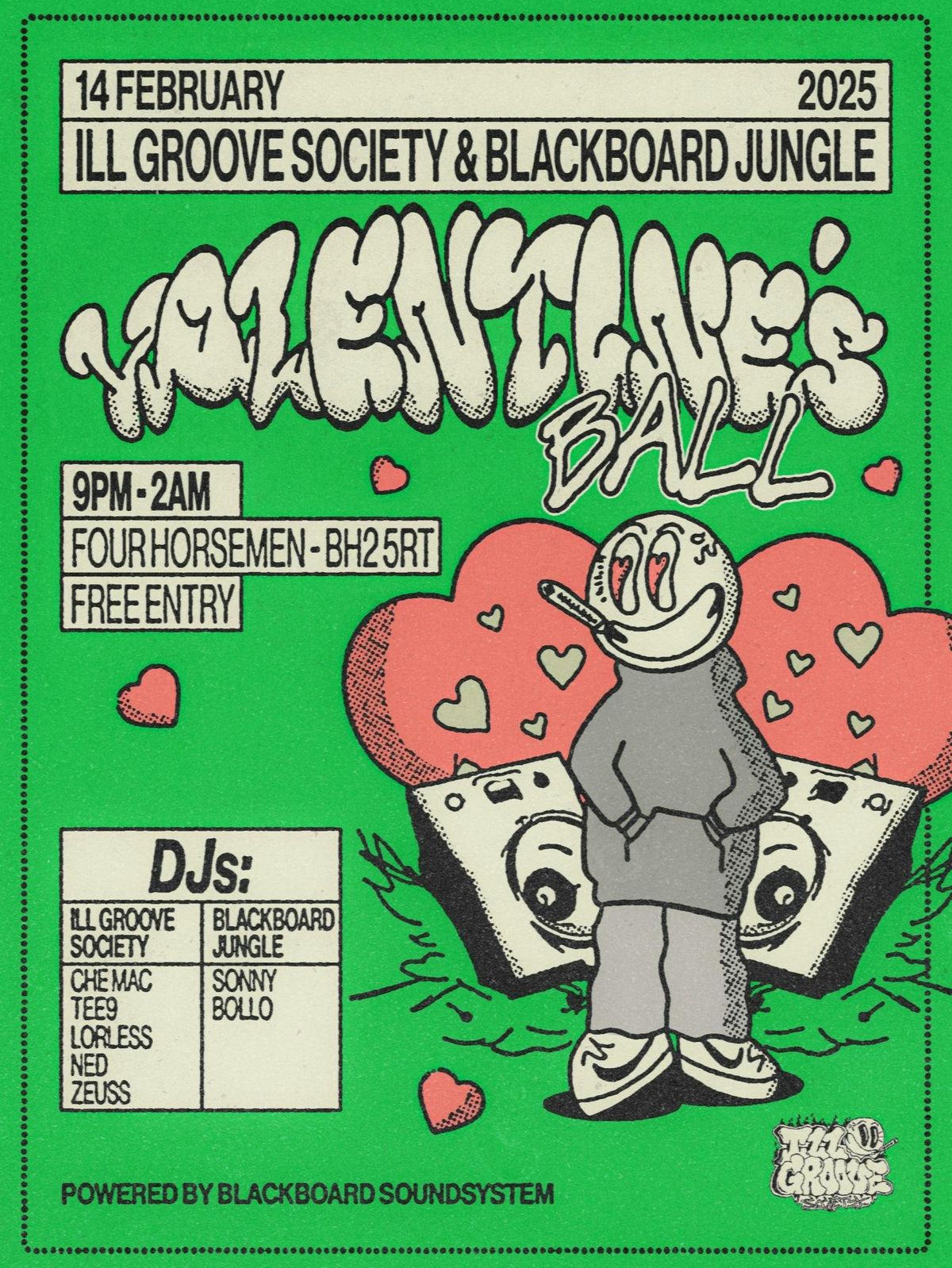 Valentines Ball - Blackboard Jungle x Ill Groove Society 