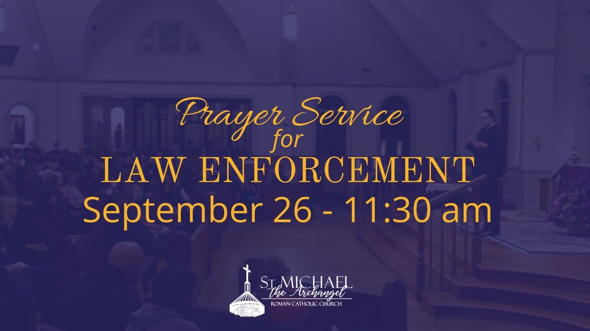 Prayer Service for Law Enforcement