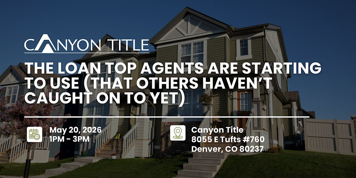 The Loan Top Agents Are Starting to Use (That Others Haven\u2019t Caught On To)