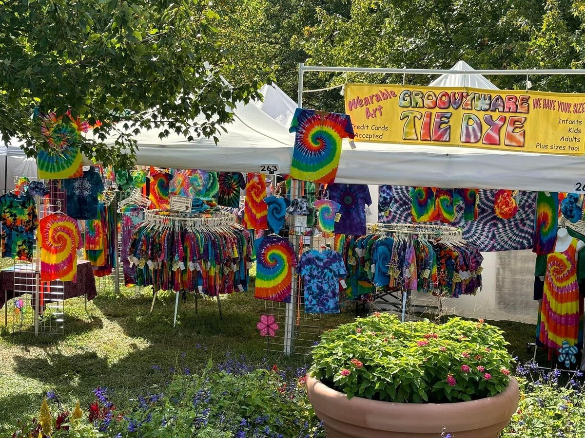 Groovyware Tie Dye at Leclaire Parkfest