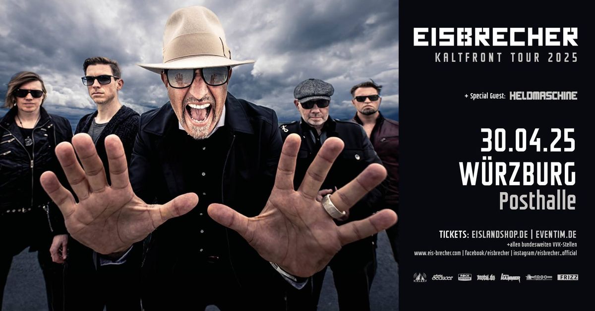 EISBRECHER \u2013 KALTFRONT TOUR 2025 \u2013 W\u00dcRZBURG