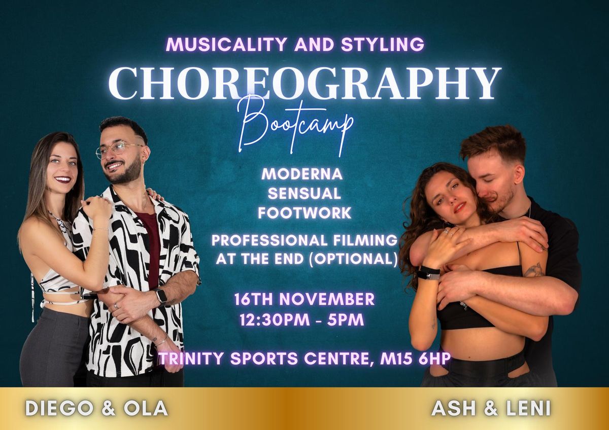 Musicality & Styling Choreography Bootcamp || INTERNATIONAL INSTRUCTORS ASH & LENI + DIEGO & OLA