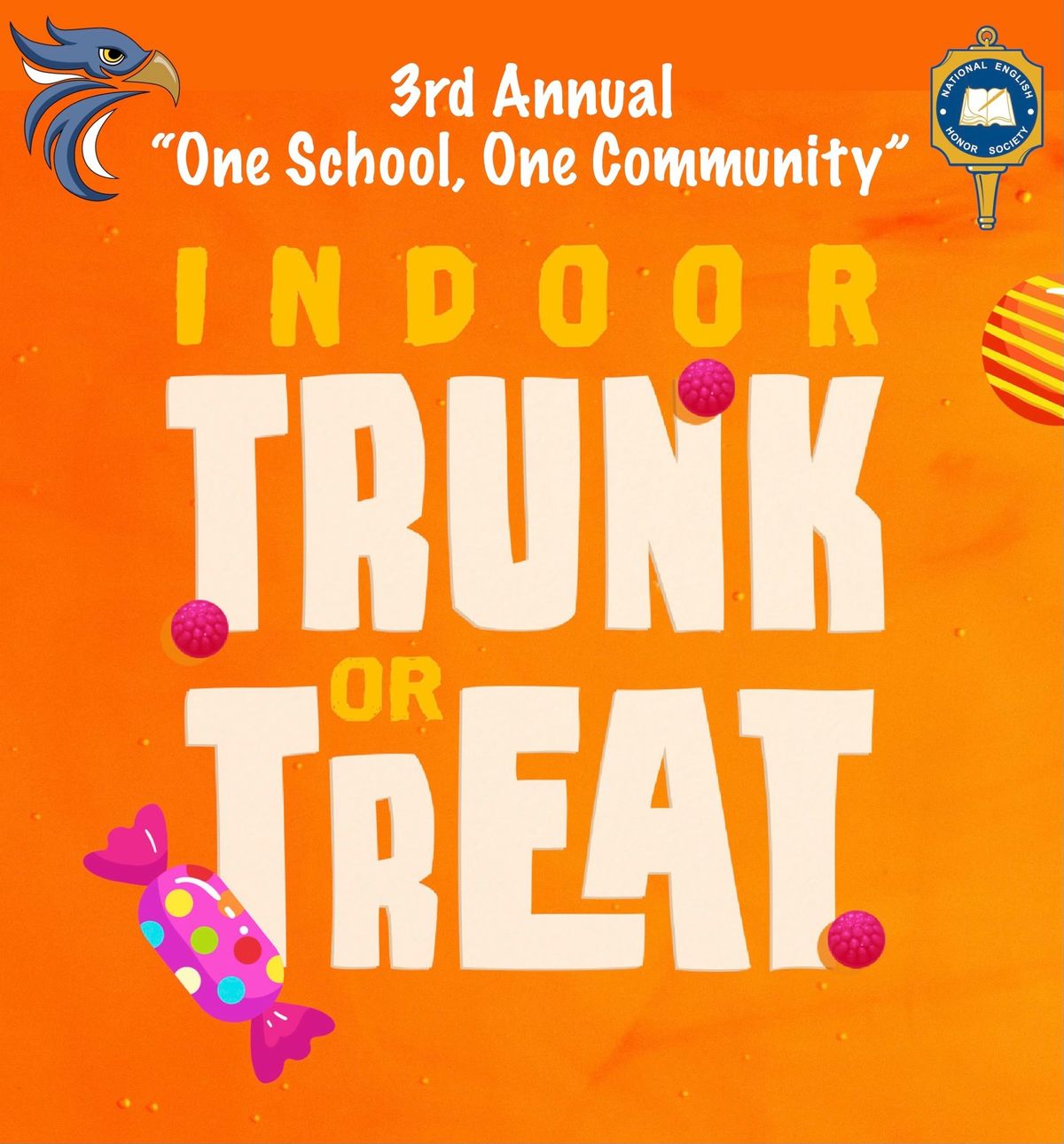 3rd Annual "One School, One Community" Indoor Trunk or Treat: Sponsored by SDHS NEHS