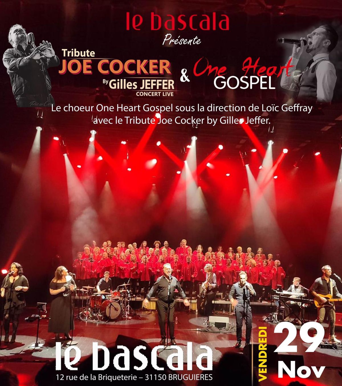 Tribute Joe Cocker by Gilles Jeffer & One Heart Gospel