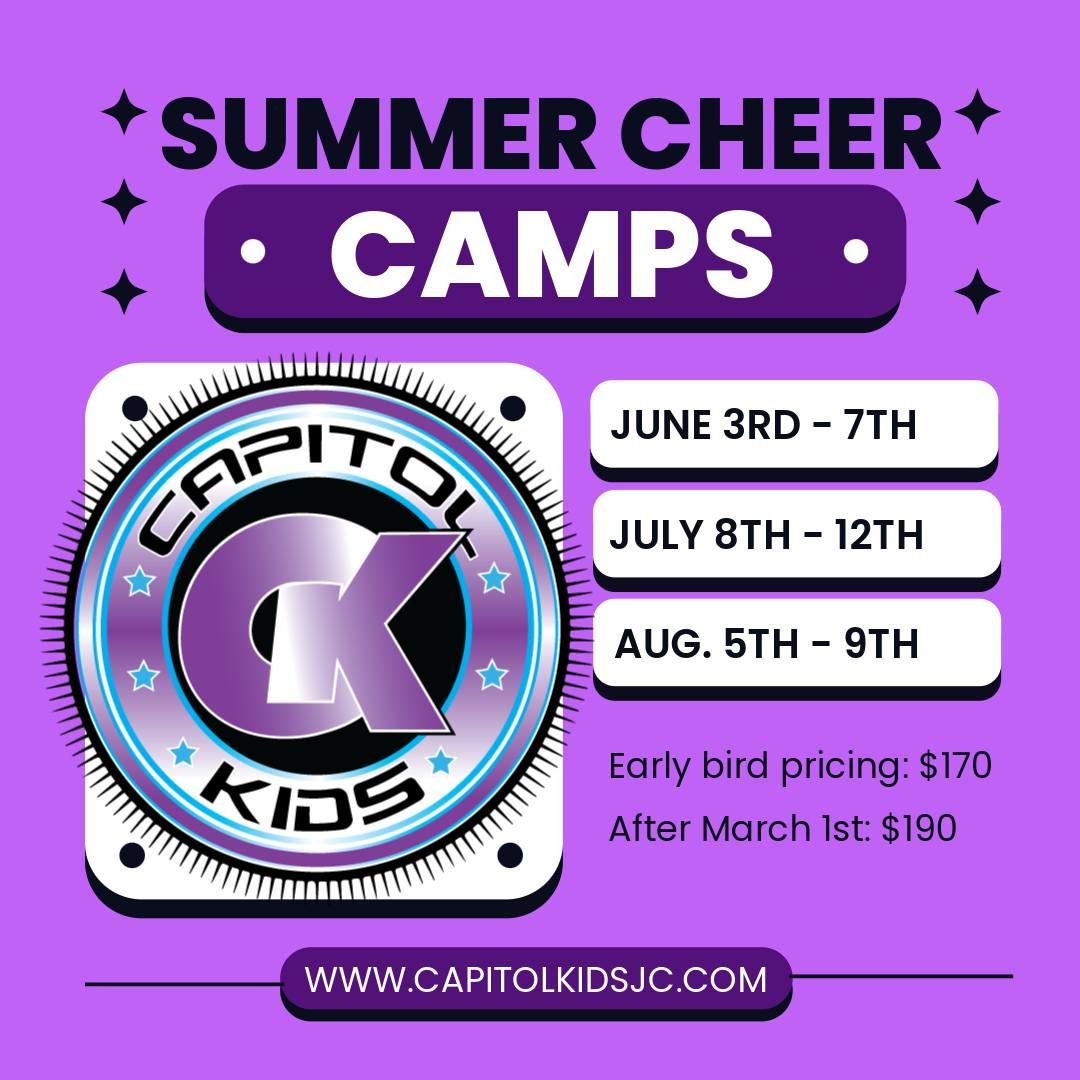Capitol City Cheer Summer Cheer Camps