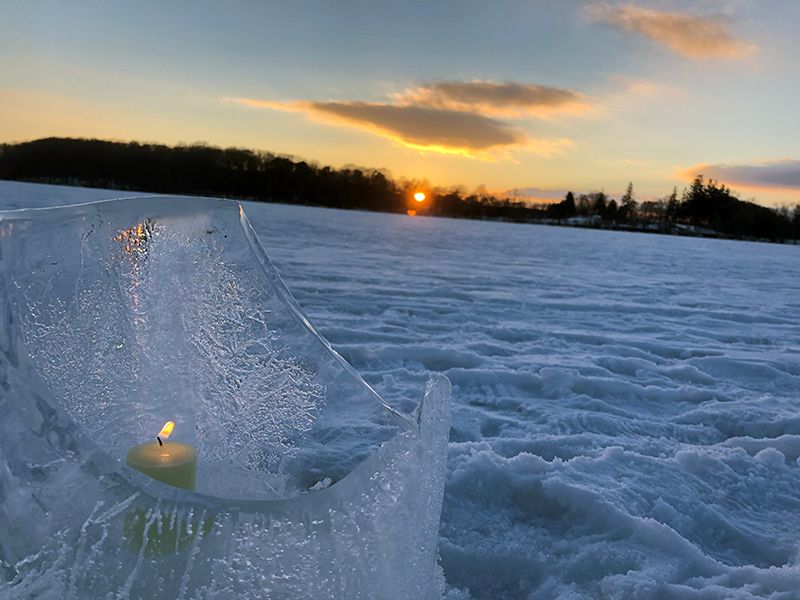 Luminary Walk on Lake Sagatagan