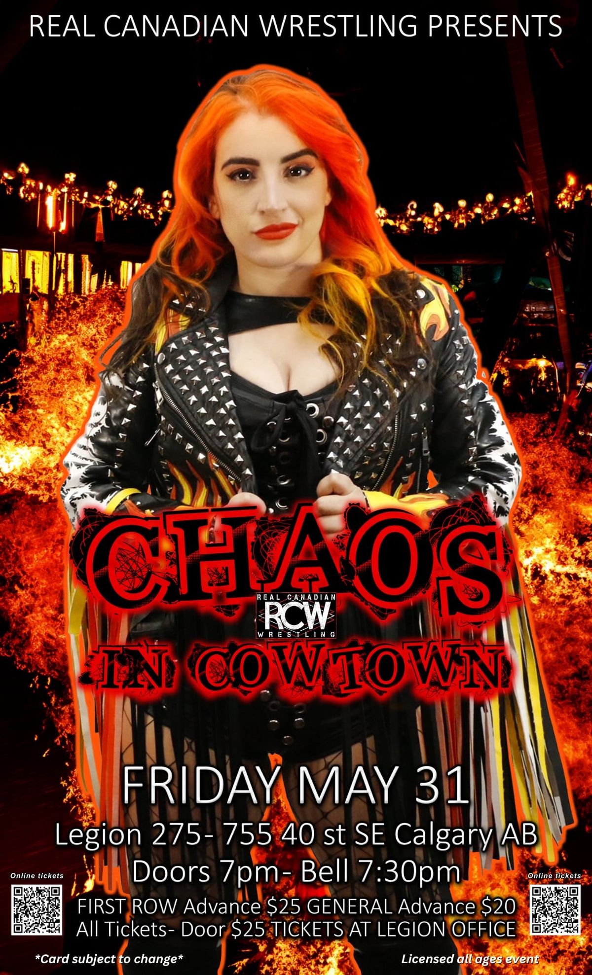 RCW CHAOS IN COWTOWN 